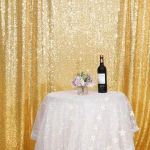 Gold Sequin Photography Backdrop Curtain Glitter Backdrop Curtain for Wedding... - Picture 1 of 8