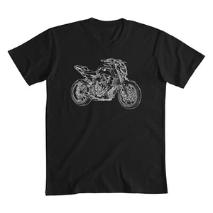 MT-07 Portrait Logo T-Shirt - Picture 1 of 5