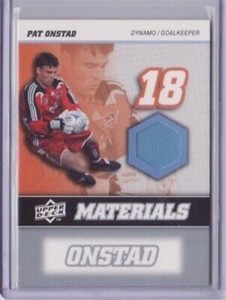 2008 Upper Deck MLS Materials #MM26 Pat Onstad Jersey - Flat S/H