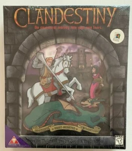 *New Sealed* Clandestiny - PC CDROM (1996) Trilobyte Vintage Game - Picture 1 of 6