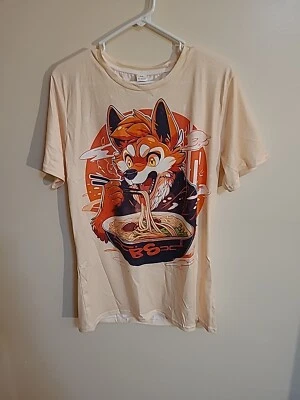 Camiseta Fox Furiosa Eating Ramen Talla Mediana (A2) Foto 1 de 4