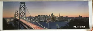 San Francisco Oakland Bridge Poster 90x30 (100x35 inkl. Passepartout) - Bild 1 von 1