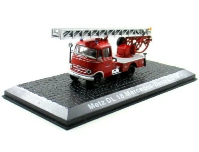 MODELLO CAMION VIGILI DEL FUOCO MERCEDES BENZ L-319 METZ DL 18 ROSSO ALTAYA S... - Immagine 1 di 4