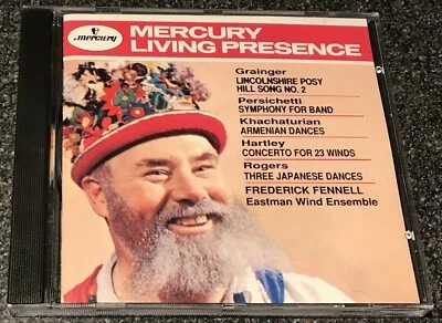 FREDERICK FENNELL CONDUCTS GRAINGER, PERSICHETTI..-1991 LIVING PRESENCE CD (M/M) - Изображение 1 из 3