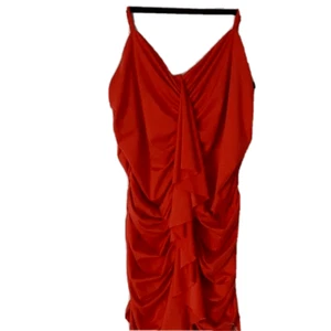 Baby Phat Sleevless Orange Ruffle Top XS - Picture 1 of 5