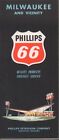 1963 Phillips 66 Road Map: Milwaukee And Vicinity Nos