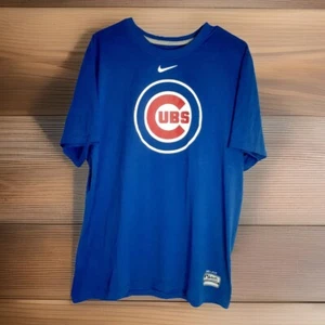 Chicago Cubs T-Shirt Men’s L Nike Dry Fit Authentic Collection - Picture 1 of 8