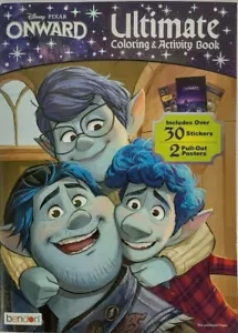Disney Pixar Onward Ultimate Coloring/Activity Book w/ Poster & Stickers - Picture 1 of 2