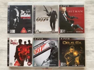 SONY PS3 The Godfather & 2 & 007 & Hitman & Deus Ex set from Japan - Picture 1 of 14