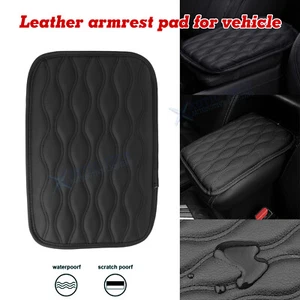 PU Leather Wavy Texture Center Armrest Cover Seat Box Cushion Decor Trim 30x21CM - Bild 1 von 12