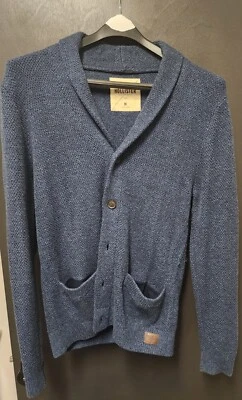 Suéter Jersey Cárdigan Hollister Azul Para Hombre Talla M Mediano Foto 1 de 3