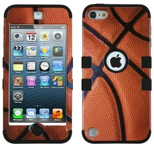 FUNDA HÍBRIDA BLINDADA DE ALTO IMPACTO BALONCESTO PARA IPod touch 5ª 6ª 7ª Gen - Imagen 1 de 6