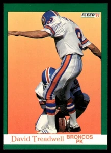 1991 Fleer David Treadwell Denver Broncos #56 - Picture 1 of 2