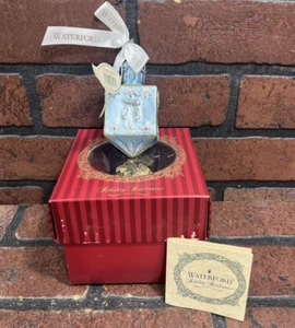 Waterford Holiday Dreidel Ornament Blue & Silver - Picture 1 of 9