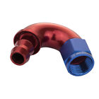 Pfe515-12 Proflow 150 Degree Fitting Hose End Full Flow Barb To Female -12An, Bl