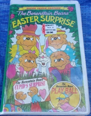 The Berenstain Bears Super Triple Feature Factory Sealed VHS Video 1992 Vintage - Image 1 of 4