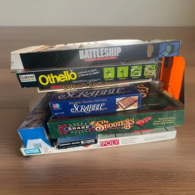 Board Game Lot Of 10 VTG Monopoly Jenga Othello Mastermind Battleship & More! - Image 1 of 4