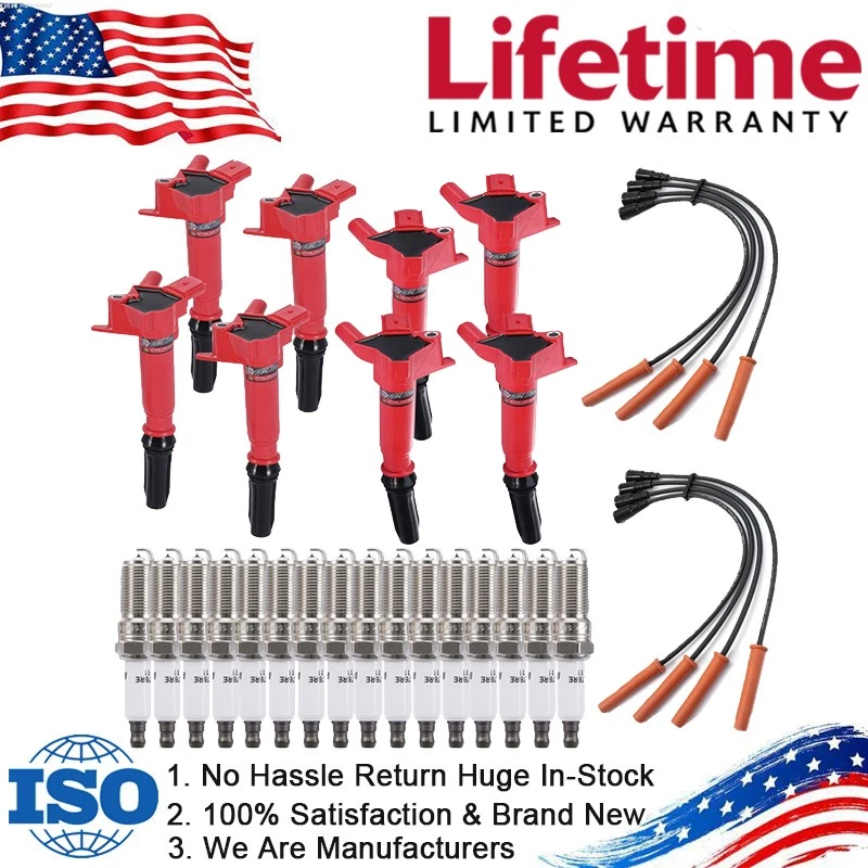 Bobina de encendido y bujía de rendimiento para Ford F-350 Super Duty 2011-2017 6,2 L Foto 1 de 4