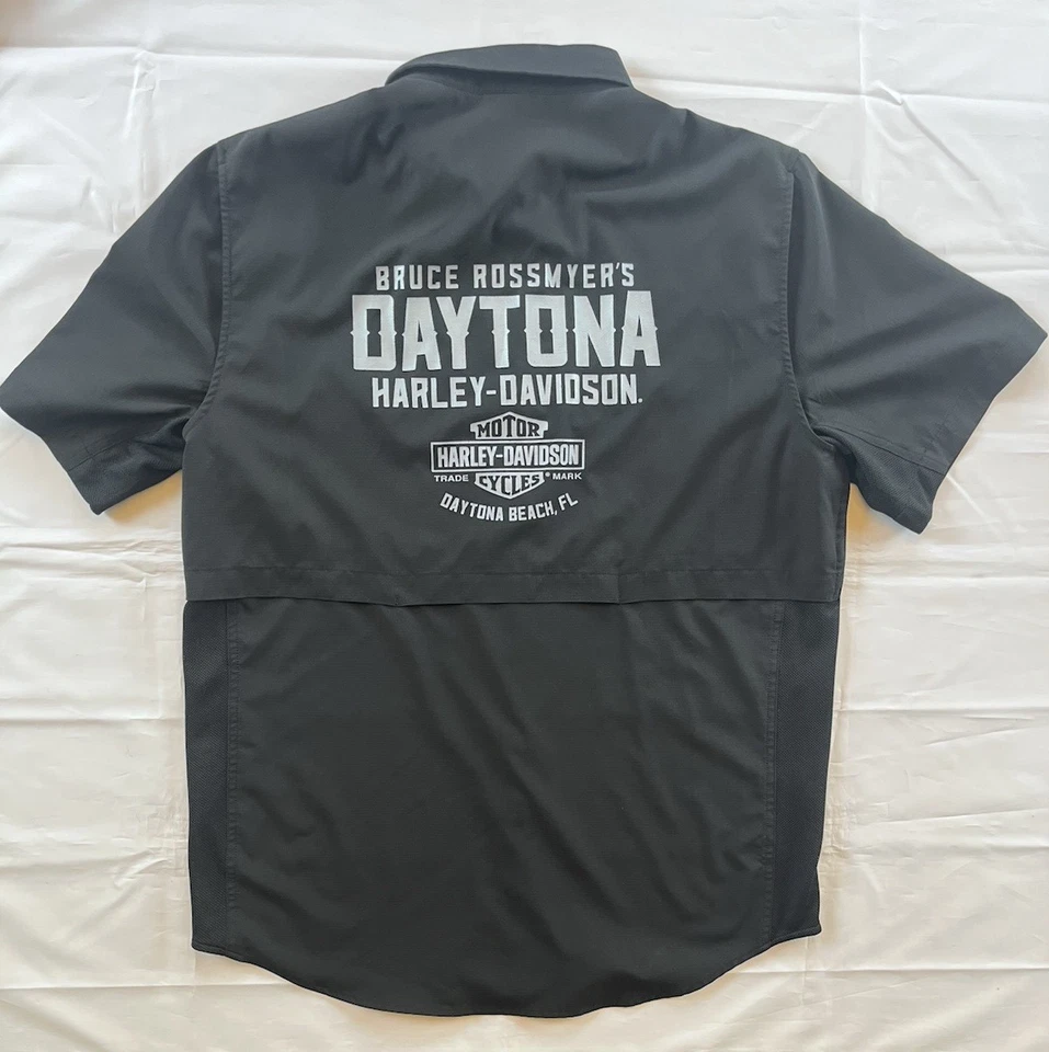 Camisa elástica Harley Davidson Daytona Bruce Rossmeyer "RIP" Performance para hombre Md Foto 1 de 4