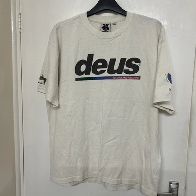 Camiseta Deus Records Unisex Grande Talla Mediana Algodón Cuello Redondo Manga Corta Foto 1 de 4