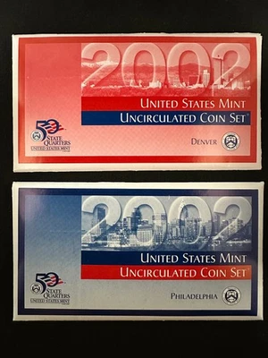 2002-D&P US Mint Uncirculated Set | 20 Coins | Original Packaging/CoA | D&P Mint - Image 1 of 4
