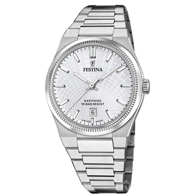 Festina Swiss RIVE Stainless Steel 40mm Quartz Wristwatch F20051-1 - Image 1 of 4