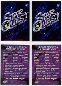 Star Quest - Promo Card lot - 4 cards [Comic Images 1995] - Picture 1 of 1