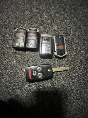 Lot Of 5 Acura Smart Key Fobs - Image 1 of 2