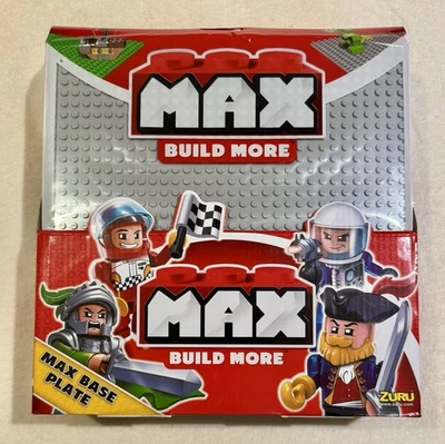 (24) ZURU~Max Build More~Placa base 10” por 10” gris - Lote de 24 - NUEVO SELLADO Foto 1 de 4