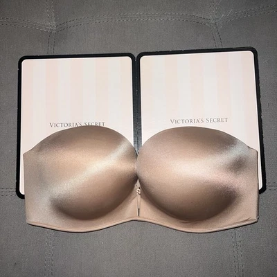 Victoria’s Secret 34D Miraculous Plunge Bombshell Add 2 Cups Super Push Up Bra - Image 1 of 4