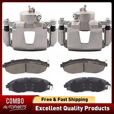 Pinzas de freno delanteras + pastillas de freno de cerámica para Chevrolet Aveo5 1,6 L 2006-2011 Foto 1 de 4