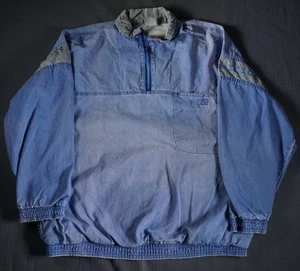 Chaqueta de Colección Ocean Pacific Para Hombres Pequeña Pullover Denim Media Cremallera Surf OP EE. UU. 90s - Imagen 1 de 7