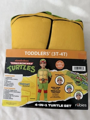 Teenage Mutant Ninja Turtles 4-in-1 Halloween Costume for Toddler 3/4T by Rubies - Image 1 of 3