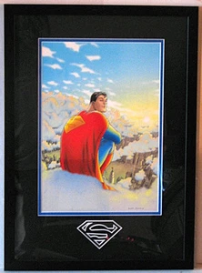 SUPERMAN #1 PROFESSIONELL MATTIERTER / GERAHMTER DRUCK Kunstwerk von FRANK QUITELY - Bild 1 von 1