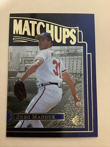 1996 Upper Deck SP Marquee Matchups #MM10 Greg Maddux Atlanta Braves