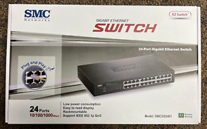 SMC Networks 24-Port 10/100/1000 Mbps Gigabit Ethernet Switch