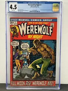 Werewolf By Night #1 CGC 4.5 National Diamond Sales Insert - Picture 1 of 3