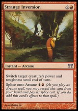 Strange Inversion X4 EX/NM Champions Of Kamigawa MTG Magic Cards Red Uncommon