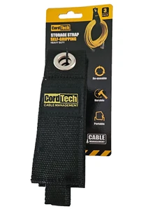 CordTech Heavy Duty Storage Straps 3 Pack Reusable, Self-Gripping, Super Strong! - Picture 1 of 4