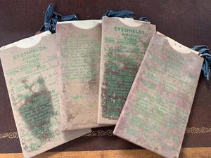 Genuine WW2 British Military Army Eye Shields Anti-Gas - 1944 Dated - Picture 1 of 11