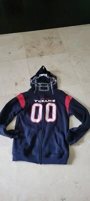 NFL Houston Texans Youth Large 14/16 Hoodie Helmet Full Zip Jacket - Image 1 of 4