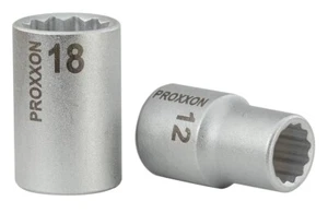 PROXXON 1/2"-Vielzahn-Steckschlüsseleinsatz 12-kant 9 mm - Bild 1 von 1
