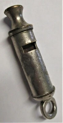 Antique Vintage Police Whistle - "The Home City Whistle" with "Patent" - Image 1 of 4