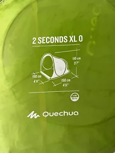 Quechua 2 Seconds XL Tent - Picture 1 of 8