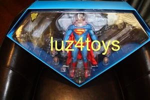 Sideshow Exclusive Hot Toys Superman Reeve 12" Figur mit Kryptonit Halskette NEU - Bild 1 von 4