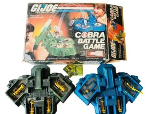 Battle Game 1982 Gi Joe Cobra ARAH Figure Hasbro COMPLETE box RARE catapult toy - Picture 1 of 8