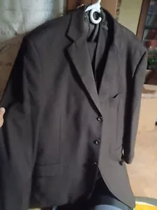 VINCI Men's Brown 3 Piece 3 Button Classic Fit Suit w/ Matching Vest Very Nice - Picture 1 of 11