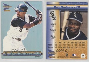 2000 Pacific Prism Holographic Blue /80 Ray Durham #31