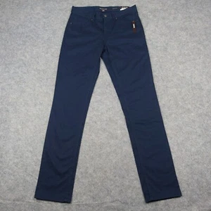 Michael Kors Pants Mens 31x32 Blue Parker Slim Fit Twill Stretch Casual Work VTG - Picture 1 of 19