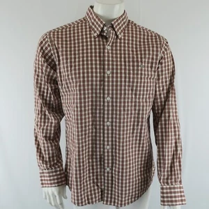 Onward Reserve Non-Iron Button Up Shirt Mens L Tailored Fit 100% Cotton - Picture 1 of 8